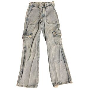 Zara Kids Denim Cargo Pants
